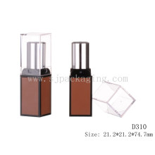 Einfache quadratische coffe Farbe Lippenstift Verpackung